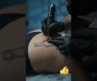 Wine Bottle Tattoo Process 🔥 | Ultra Realistic Tattoo Art in 4K | Satisfying Ink Session #Shorts