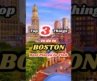 top 3 things to do in BOSTON best places to visit #shorts #massachusetts #boston #usa #travel