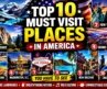 TOP 10 Must VISIT Places in AMERICA 😲| BEST Places to Visit in U.S #usa #usatravel #us #travel