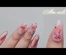 [sub] 리본네일 🎀 스티커 없이 그리는 방법 알려드릴게요 #셀프네일 #네일 #nails