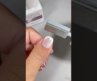 French Cat Eye Tutorial : VARNAIL Jelly Jade Cat Eye Gel #cateyegel #frenchnail #cateyenails