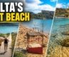 Malta Riviera Beach and Għajn Tuffieħa 🇲🇹 | Best Malta Beaches | Malta Travel Guide | Malta 4K