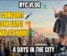 4 Days In NYC Vlog: Midtown, Harlem, Jay-Z Extra Innings Concert & More! 🗽