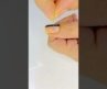 💅🎨🟡⚫Beautiful Nail Art tutorial#nailart #easynailart #nail #naildesign #shorts  #youtubeshorts #diy