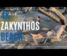 【4K】 Greece Zakynthos Beach – Paralia Keri Beach with Sea Waves Sounds