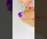 💅🎨👩‍🎨🟣 Simple Nail Art tutorial#nailart #easynailart #nail #naildesign #shorts  #youtubeshorts #diy