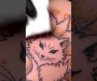 Nine-Tailed Fox Leg Tattoo Process #tattoo #tattoofun #tattooartist