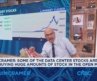 Some of the data center stocks are buying huge amounts of stock in the open markets, says Jim Cramer