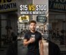 💰 $15 Gym vs $100 Gym — Which One Is Actually Worth It? #shorts #fitness #gym