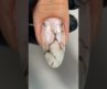 White Marble Nails with Gold Veins 🤍✨ | Luxury Marble Nail Art