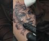 Vintage Theater Mask Tattoo  Handcrafted Ink.