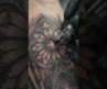 Epic Gothic Cathedral Tattoo in Progress | Cinematic Macro Ink Art 🏛️.