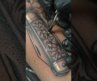 Vintage Pocket Knife & Wildflowers Tattoo | Hand-Crafted Realism.