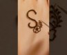 Minimal Heart Tattoo”S”letter ThatEveryone Loves#mehndi #mehndidesign#heenadesign #shorts