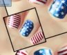 Nail art series #10 – USA flag