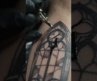 Gothic Cathedral Window Tattoo in Progress | Cinematic Macro Ink Art 🏰