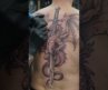 Dragon Wrapped Around a Sword Back Tattoo Masterpiece ⚔️#tattoo #dragontattoo #backtattoo #tattooart