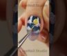 Magical Moon Rabbit Nail Art Tutorial 🌕🐇 | Lunar New Year & Mid-Autumn Nails ✨#usa #nailart #shorts