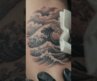 Viking Longship Tattoo in Progress | Cinematic Macro Black & Grey Masterpiece.