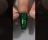 🇺🇲Metallic Emerald Snake Scale Nail Art Tutorial 🐍✨ #usa #nailart