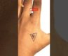 Draw Illuminati Tattoo on hand #shots #viral #artist #Illuminati