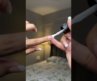 Easiest way to do French Tip Nails 💅 #ytshorts #shorts | Mishti Pandey