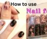 HOW TO APPLY NAIL TRANSFER FOIL // HOW TO USE NAIL ART FOIL WITH PRODUCTS FROM TEMU