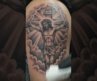 Hyper-Realistic Jesus Christ Crucifix Tattoo in Progress | Cinematic Macro Tattoo Art.