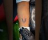 Clean Minimalist Lord Vishnu Tirupati Namam Tattoo Reveal 🖤✨ #shorts #tattoo #tattooart ⁠#USA