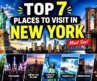 TOP 7 Places to VISIT in NEW YORK 😲 #usa #us #newyork
