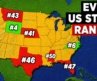 Every US State Ranked WORST to BEST for Tourists
