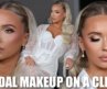 VIRAL BRIDAL MAKEUP ON A CLIENT | 100K SPECIAL!!!
