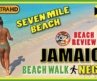 Seven Mile Beach Negril Jamaica 🇯🇲 (Biggest beach in Jamaica) 4k Walking Tour/Beach Walk & Review
