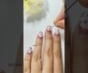 🧷🌼Easy Flower Nail art designs at home 💅🏡#nailart #piubhol #shorts