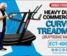 Best Selling Curved Treadmill with zero maintenance | ECT-400 B| | Energie Fitness