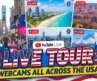 🔴🅻🅸🆅🅴🔴Famous USA Cities Webcam Tour 🇺🇸🏙️Las Vegas NYC Miami🗺️Hollywood🌃24/7 Stream of American Life🚕
