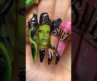 Trust the process 🥲 Wicked nail art 💚 #wicked #naildesign #gelnails #nailart