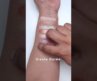 Swatches of Viseart Bon Bon Praline Lumiere Etendu palette | Indian skin tone