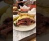 Trying NYC’s most famous sandwich  #fyp #nyc #newyork