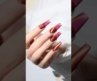 Must-Have Raspberry Cat Eye Nail Art Tutorial✨💗 #rosalindnails #nails #naildesign #gelnails #shorts