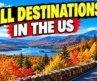 🍂 25 Best Fall Destinations in the US 🍂| Autumn Road Trips | Worldly Traveler
