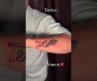 A naam naam ka tattoo video new #youtubeshorts #trending #viral #newtattoo #shorts