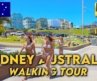 WALKING TOUR SYDNEY AUSTRALIA | Bondi Beach is SIZZLING | 4KUHD | Binaural 🎧