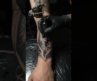 Blackout Geometric Sleeve PROCESS 🖤 (Insane Contrast)” #shorts #usa