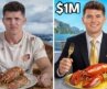 $1 vs $1,000,000 Boat Food