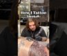 How I Tattoo Smoke🔥🌬️DM me on Instagram to book🗓️ #tattooartist #tattootutorial