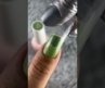 Nail Art !! Satisfying nail hack #greennails #nailhacks #nailtutorial #fyp #usa