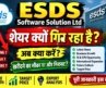 ESDS Software Solution Share Falling क्यों? | Latest News | Future Growth | Target Price | ESDS