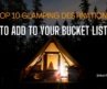 Top 10 Glamping Destinations to Add to Your Bucket List