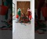 This Beautiful Satisfying Green & Red Snake Mosaic Epoxy Floor Turn Pure Luxury! #satisfying #shorts